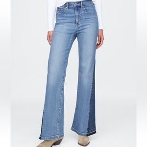 Gap high rise 70s flare jeans